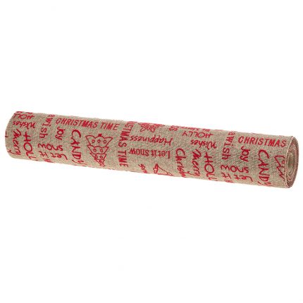 Χριστουγεννιάτικο Ρολό Ευχές (48cm) | 40813-62-1