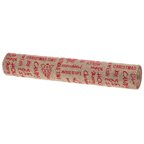 Χριστουγεννιάτικο Ρολό Ευχές (48cm) | 40813-62-1