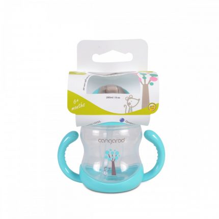 Εκπαιδευτικό Ποτηράκι με Λαβές 280ml C0582 Training Cup Boo Blue 3800146259785 6m+ - Cangaroo