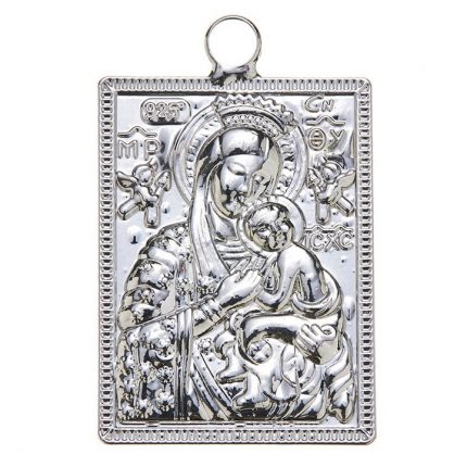 Εικονάκι Ασημί (3x4cm) NU2007-1