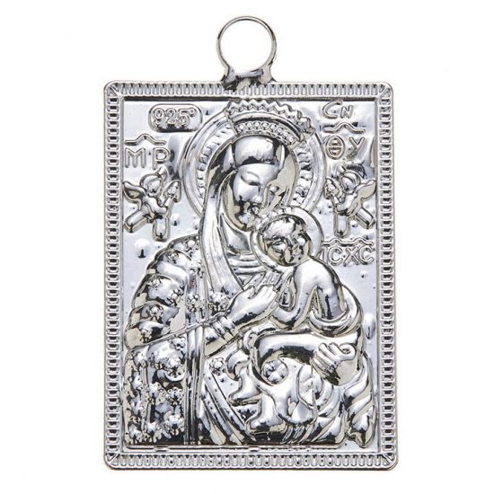 Εικονάκι Ασημί (3x4cm) NU2007-1