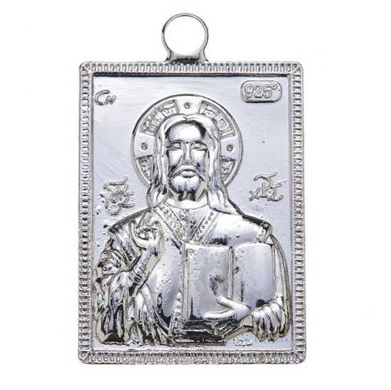 Εικονάκι Ασημί (3x4cm) NU2007-1