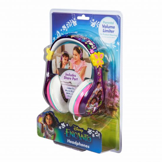 Encanto Παιδικά Ενσύρματα Ακουστικά (Μωβ/Λευκό/Ροζ) 3+ - eKids