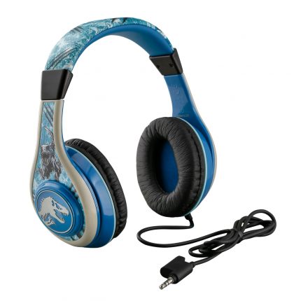 Jurrasic World Παδικά Ενσύρματα Ακουστικά (Γαλάζιο/Λευκό) 3+ - eKids