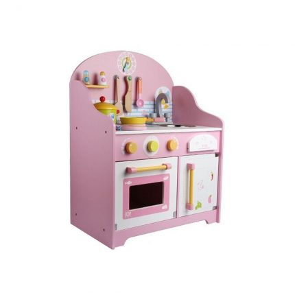 Zita Toys Ξύλινη Παιδική Κουζίνα με Σκεύη 005.230