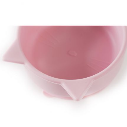 Μπολ Σιλικόνης Γατούλα Pink (12x11.5x5.7εκ) - Babywise