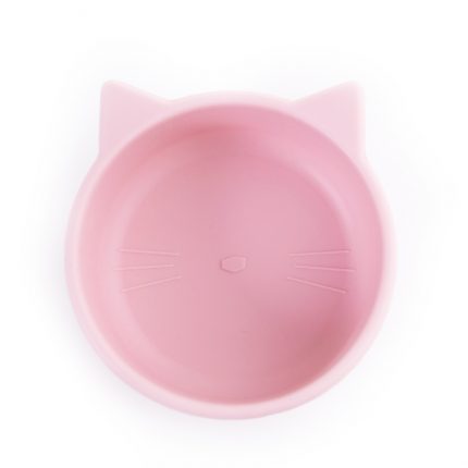 Μπολ Σιλικόνης Γατούλα Pink (12x11.5x5.7εκ) - Babywise