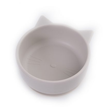Μπολ Σιλικόνης Γατούλα Gray (12x11.5x5.7εκ) - Babywise