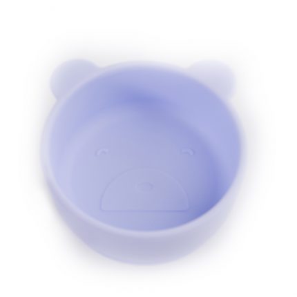 Μπολ Σιλικόνης Αρκουδάκι Lavender (12x11.5x5.7εκ) - Babywise
