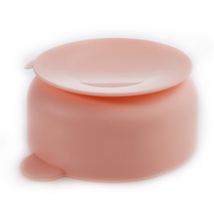 Μπολ Σιλικόνης Αρκουδάκι Peach (12x11.5x5.7εκ) - Babywise