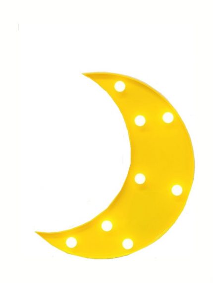 Φωτιστικό Τοίχου Led Φεγγάρι Κίτρινο - Kiokids