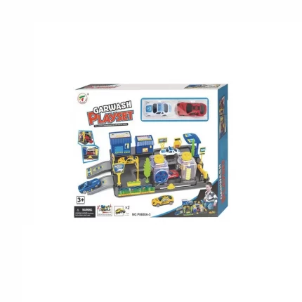 Γκαράζ με Πλυντήριο Αυτοκινήτων 3+ 008.P8688A-3, Zita Toys