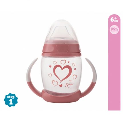 Ποτηράκι Εκπαιδευτικό 270ml Heart 6m+ - Kiokids