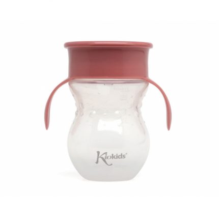Ποτηράκι Εκπαιδευτικό 270ML Pink 6m+ - Kiokids