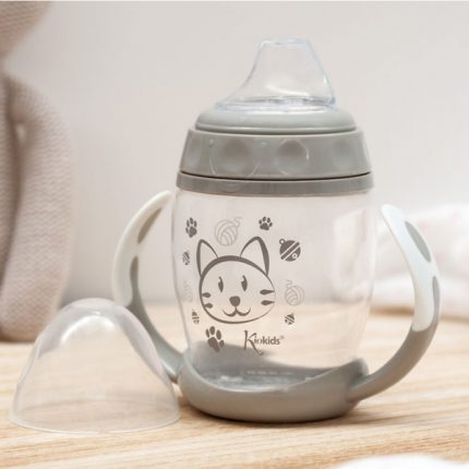 Ποτηράκι Εκπαιδευτικό 270ml Cat 6m+ - Kiokids