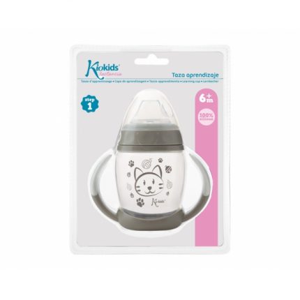 Ποτηράκι Εκπαιδευτικό 270ml Cat 6m+ - Kiokids