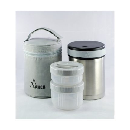 Laken - Θερμός 1L Ανοξείδωτο με 2 Φαγητοδοχεία