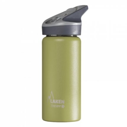 Θερμός 500ml Χακί με Πώμα Jannu || Laken