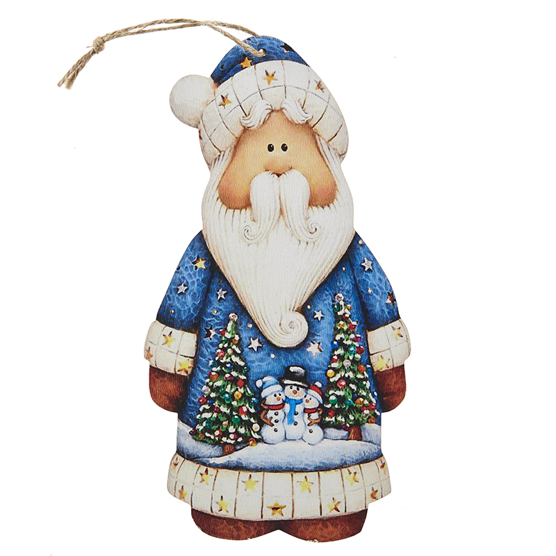 Ξύλινο Διακοσμητικό Άγιος Βασίλης 20εκ | Κ170 Ξύλινο Διακοσμητικό Άγιος Βασίλης 20εκ | Κ170