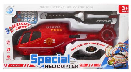 Zita Toys Ελικόπτερο Με Πολλαπλές Λειτουργίες Με Χειριστήριο Υπέρυθρων, Ήχους και Φως 008.178A,B