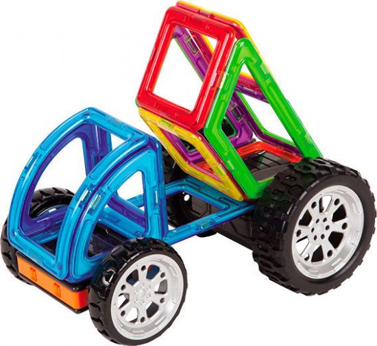 Μαγνητικά Τουβλάκια Κατασκευών Funny Wheel 20τμχ 64.044 3+, MagFormers