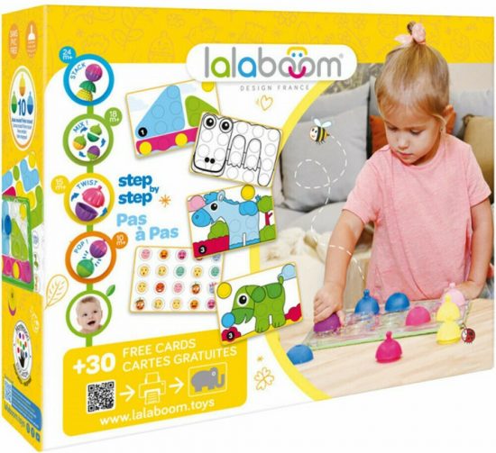 Lalaboom Βρεφικός Εκπαιδευτικός Πίνακας Παιχνιδιού Με Χάντρες 21τμχ 18m+, As Company
