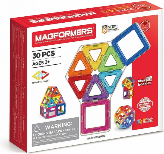 Μαγνητικά Τουβλάκια Κατασκευών 30τμχ 64.022 3+, MagFormers