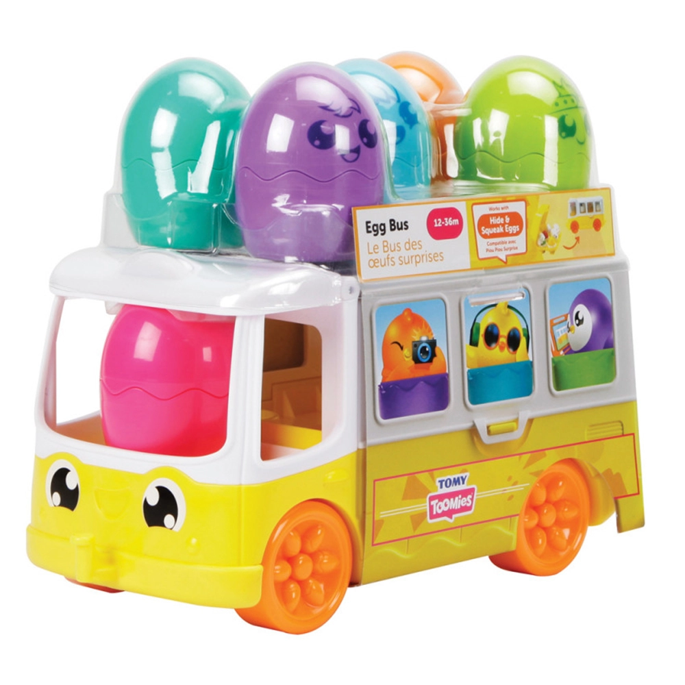 Tomy Toomies Βρεφικό Παιχνίδι Λεωφορείο Με Αυγουλάκια 12m+, As Company Tomy Toomies Βρεφικό Παιχνίδι Λεωφορείο Με Αυγουλάκια 12m+, As Company
