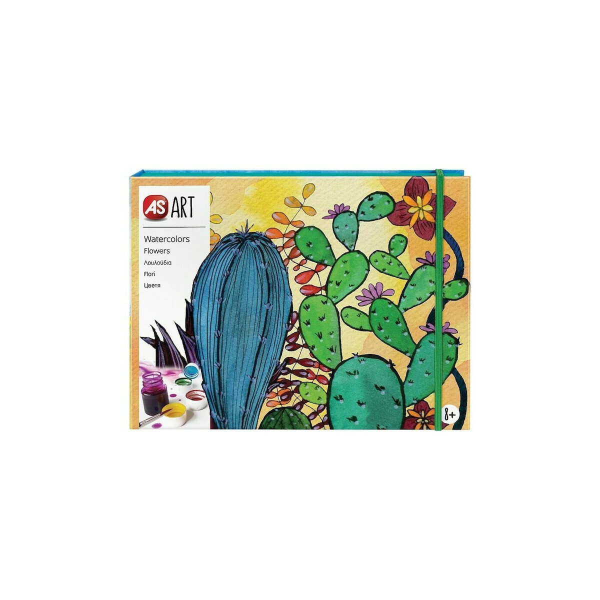 Art Νερομπογιές Λουλούδια 8+, As Company Art Νερομπογιές Λουλούδια 8+, As Company