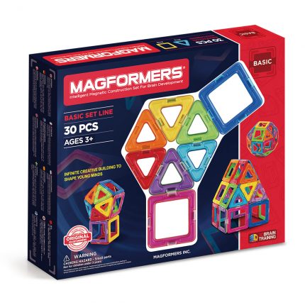 Μαγνητικά Τουβλάκια Κατασκευών 30τμχ 64.022 3+, MagFormers