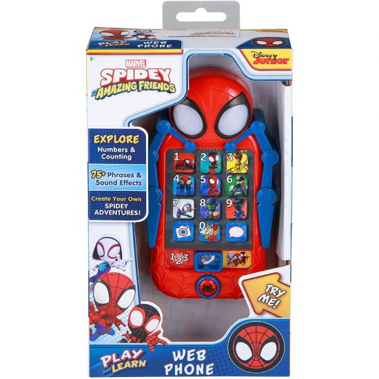 Spiderman Spidey & Friends Learn & Play Smartphone SA-160# (Μπλε/Κόκκινο) 3+ - eKids