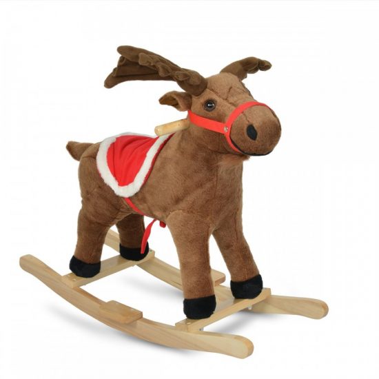 Κουνιστός Λούτρινος Τάρανδος Plush rocking Deer WJ-001 3800146230647 24m+ - Moni Toys