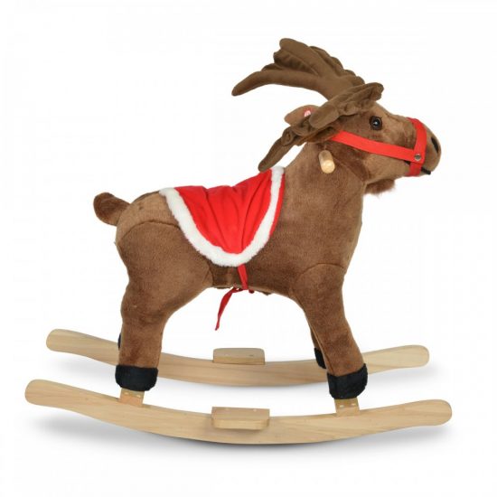 Κουνιστός Λούτρινος Τάρανδος Plush rocking Deer WJ-001 3800146230647# 24m+ - Moni Toys