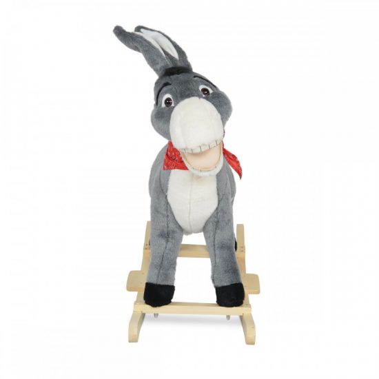Κουνιστό Λούτρινο Γαϊδουράκι Plush rocking Donkey WJ-001 24m+ 3800146230630Ο - Moni Toys