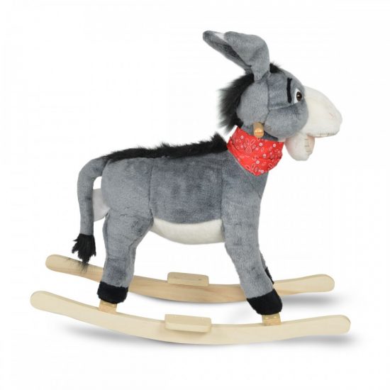 Κουνιστό Λούτρινο Γαϊδουράκι Plush rocking Donkey WJ-001 24m+ 3800146230630Ο - Moni Toys