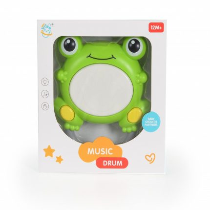 Μουσικό Παιχνίδι-Τύμπανο Βατραχάκι Toy drum Frog MBX06-1 3800146269487 12m+ - Mebo Star