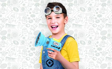 Minions Σετ 2 Laser Tag Blasters για Παιδιά & Ενήλικες με Φωτισμό και Δόνηση με Εμβέλεια 30m MS-174 (Κίτρινο/Μαύρο/Μπλε) 5+ - eKids