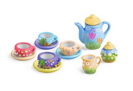Zita Toys Κεραμικό Σετ Τσαγιού με Σετ Ζωγραφικής 008.555-DIY001 3+