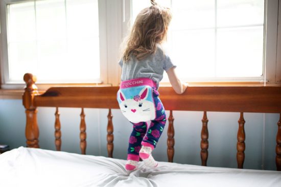 Grip+Easy Crawler Pants & Socks Set – Bella the Bunny - Zoocchini