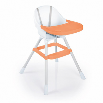Παιδικό Κάθισμα Φαγητού Λευκό-Πορτοκαλί 001.7451 6m+ - Zita Toys