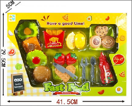 Σετ Fast Food 3+ 005.699-32, Zita Toys