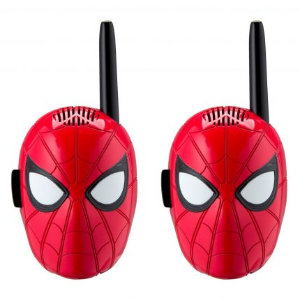 Spiderman Σετ 2 Walkie Talkies για Παιδιά & Ενήλικες με Εμβέλεια 150m SM-202 (Κόκκινο/Μαύρο) 3+ - eKids