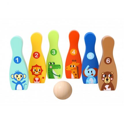 Ξύλινες Κορίνες Μπόουλινγκ Bowling TH295 697263337156 3+ - Tooky Toy