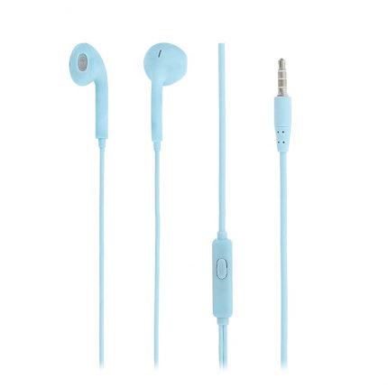 Tellur Fly In-Ear Headphones με Noise Reduction Memory Foam Ear Plugs Ακουστικά Γαλάζιο (TLL162162)