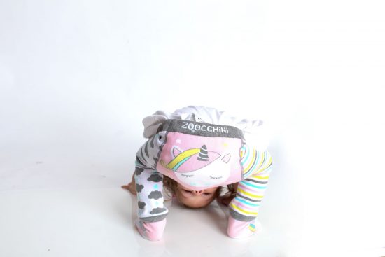 Grip+Easy Crawler Pants & Socks Set – Allie the Alicorn - Zoocchini