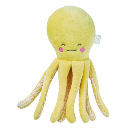 Λούτρινο Παιχνίδι Yellow Octοpus 22cm 0m+ - Saro