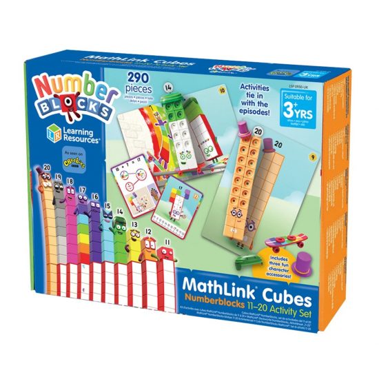 MathLink Cubes Numberblocks 11-20 Activity Set (αριθμοκυβακια) 900950 3+ - Learning Resources