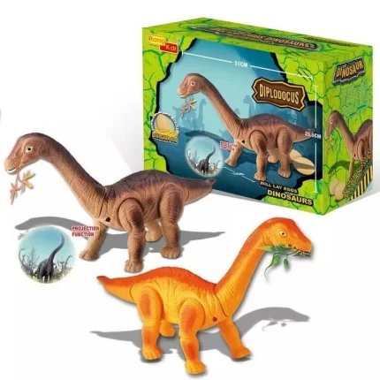 Zita Toys Δεινόσαυρος Μπαταρίας 50εκ με Αυγά 008.6683 3+