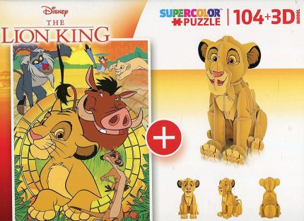 Clementoni Παιδικό Παζλ 3D Βασιλιάς Των Λιονταριών 104 τμχ 6+,  As Company