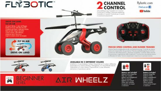 Silverlit Flybotic Air Wheelz Τηλεκατευθυνόμενο Ελικόπτερο 10+ 7530-84778# - As Company